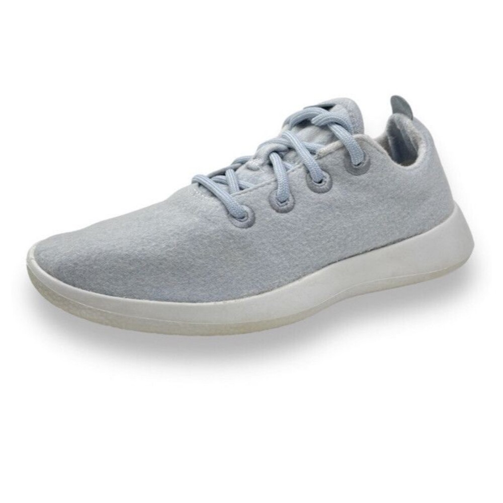Allbirds Wool Runners Powder Blue Casual Sneakers Size 7 Superfine Merino